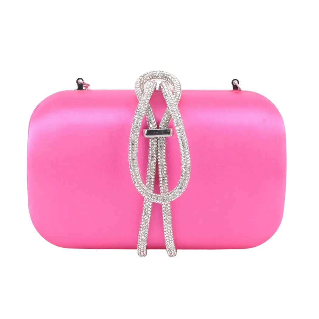 1481 - Rhinestone Decor Clutch Bag