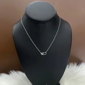 14K White Gold Diamond Little Heart Jewelry Set 0.05Ct / 1.6gr