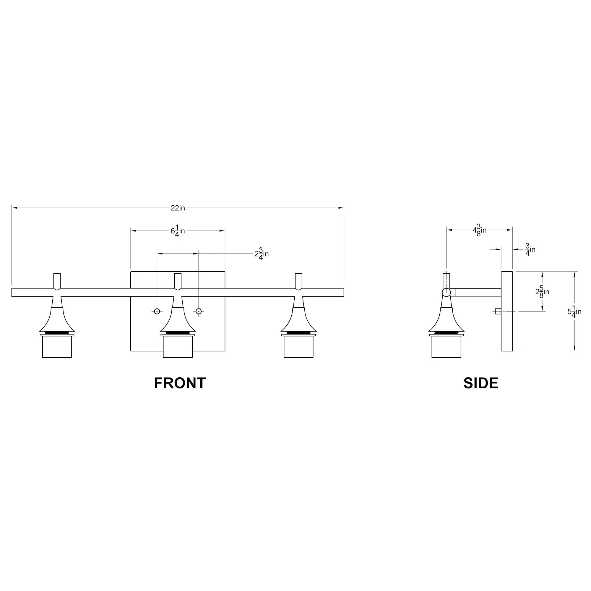 301 Lucent: 3 Light Wall Vanity