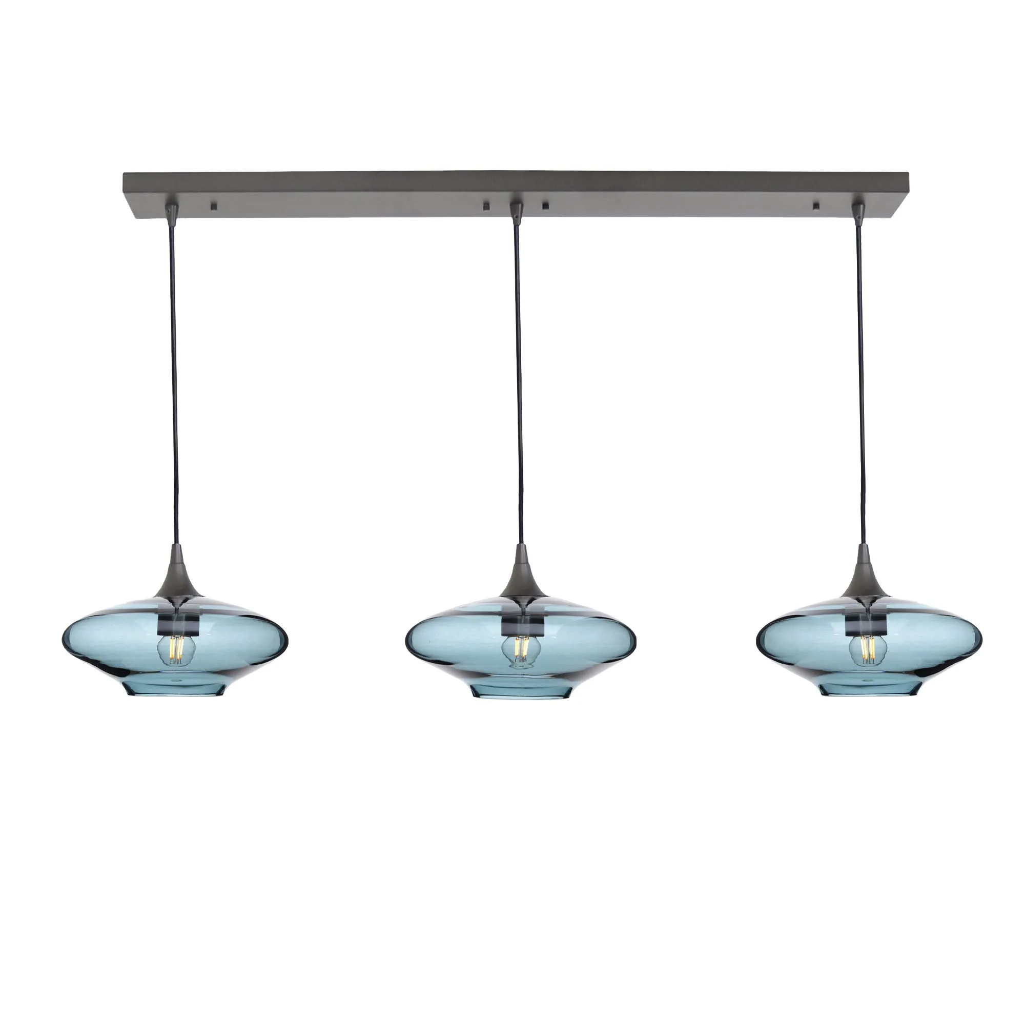 951 Lucent: 3 Pendant Linear Chandelier