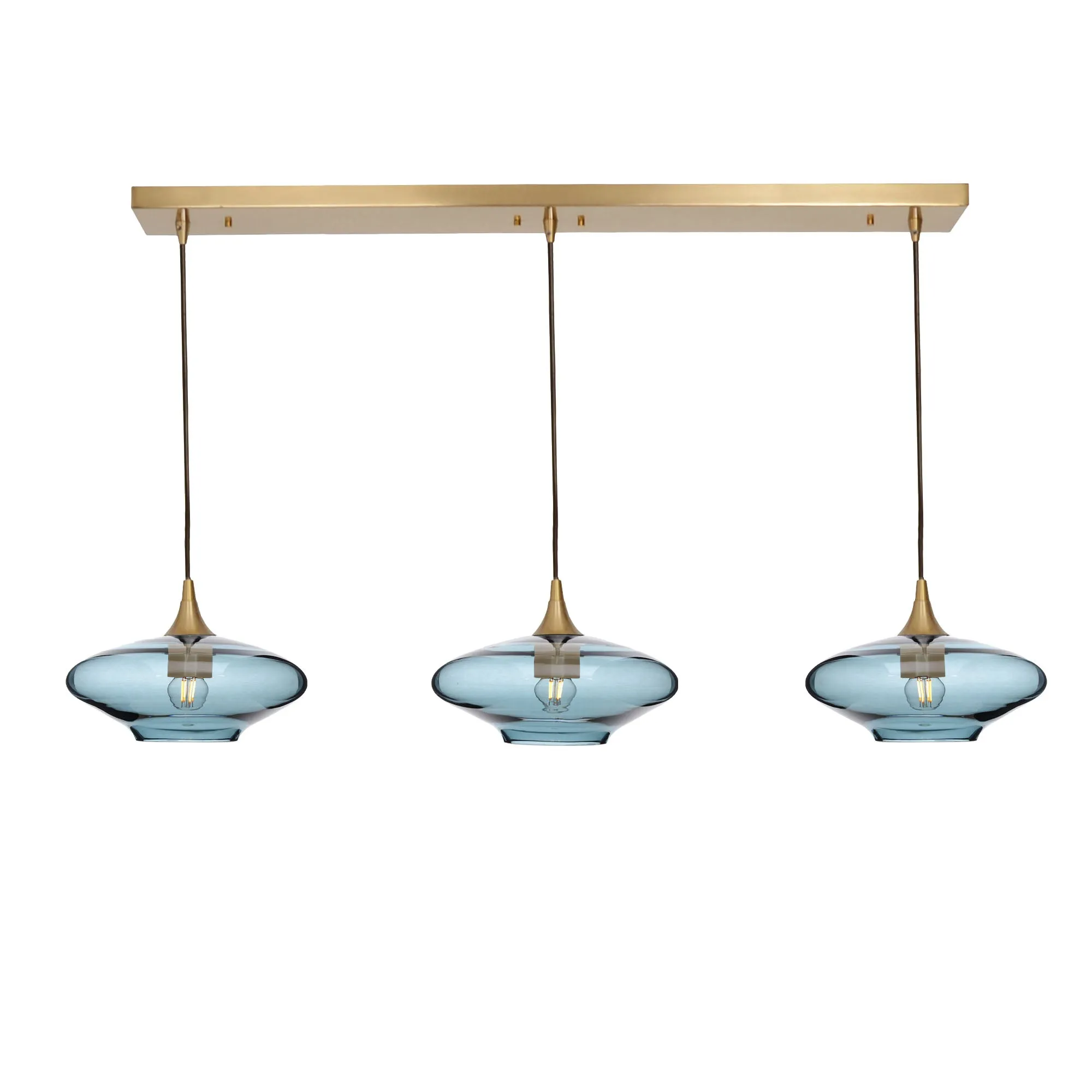 951 Lucent: 3 Pendant Linear Chandelier