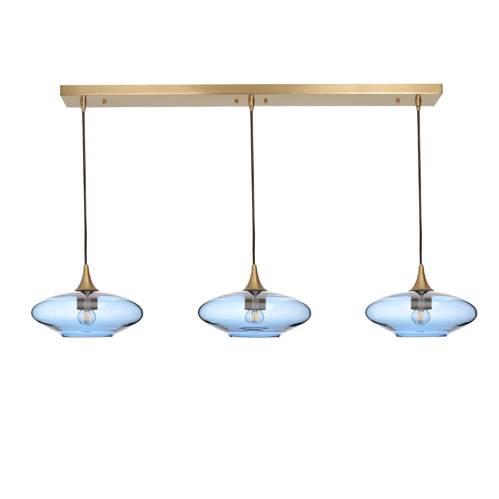 951 Lucent: 3 Pendant Linear Chandelier