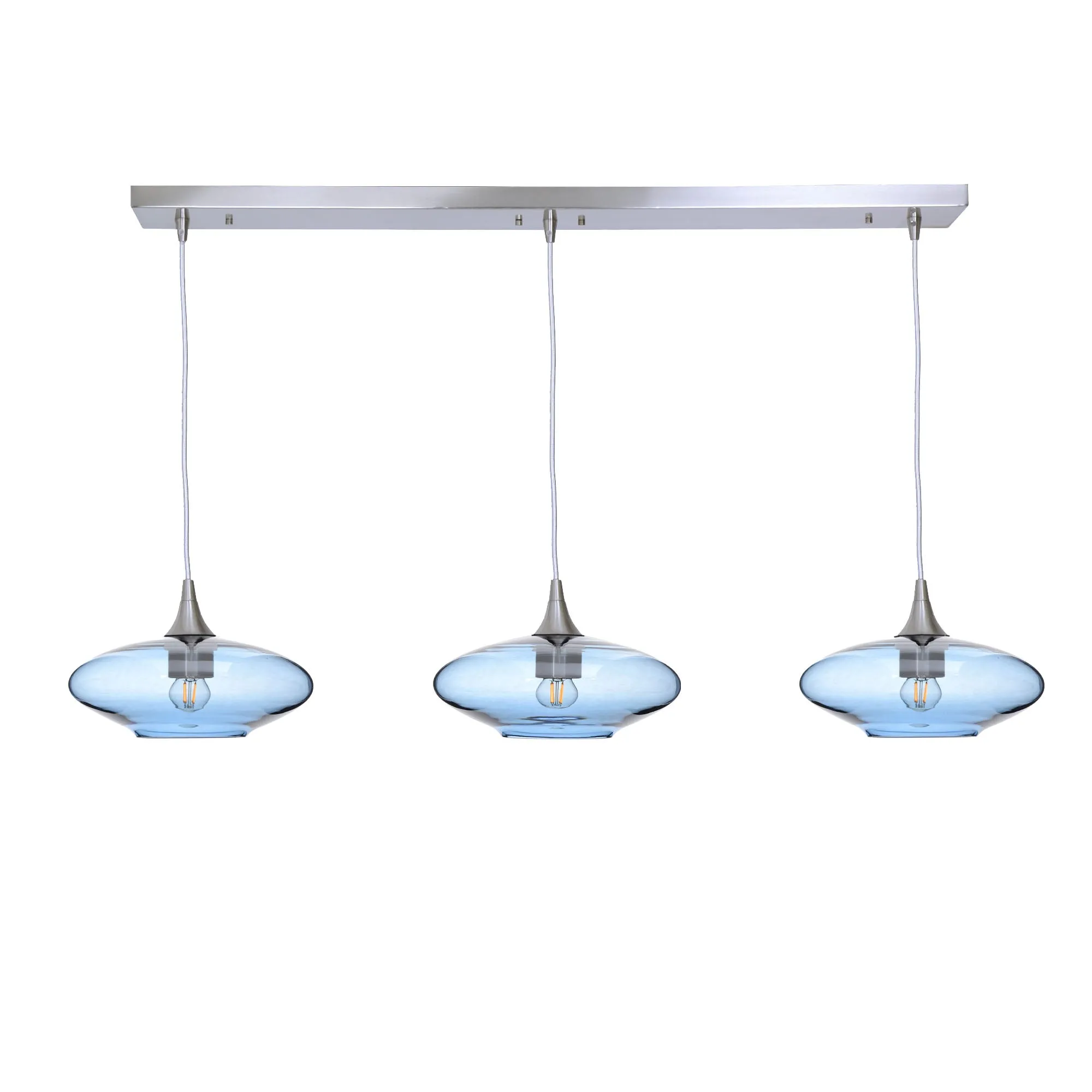951 Lucent: 3 Pendant Linear Chandelier