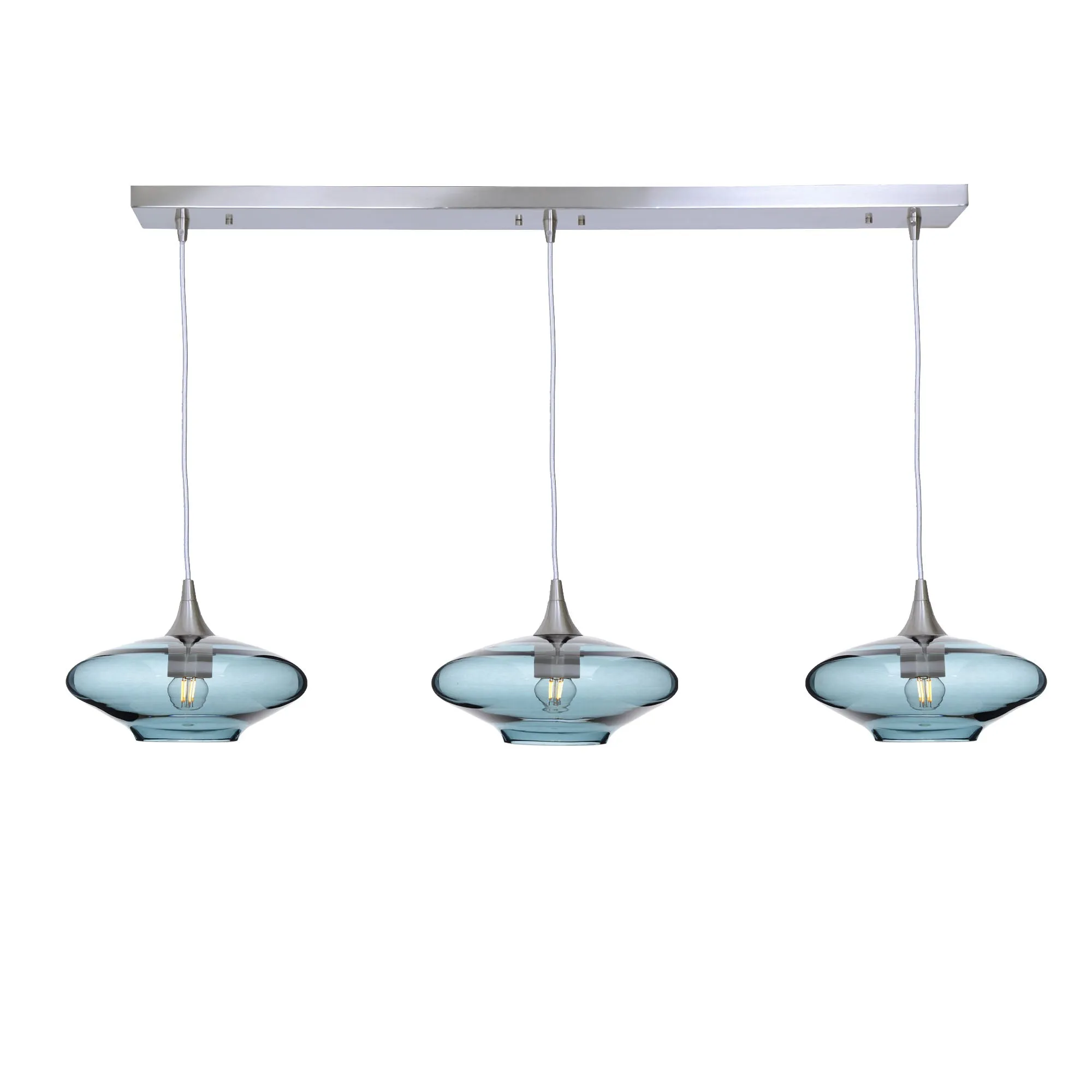 951 Lucent: 3 Pendant Linear Chandelier