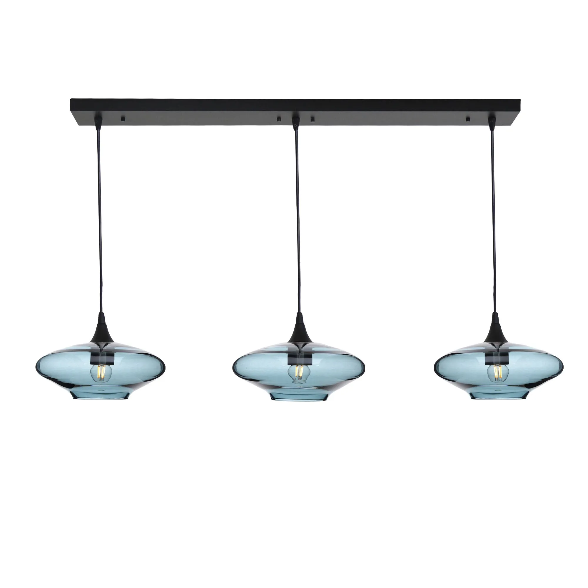 951 Lucent: 3 Pendant Linear Chandelier