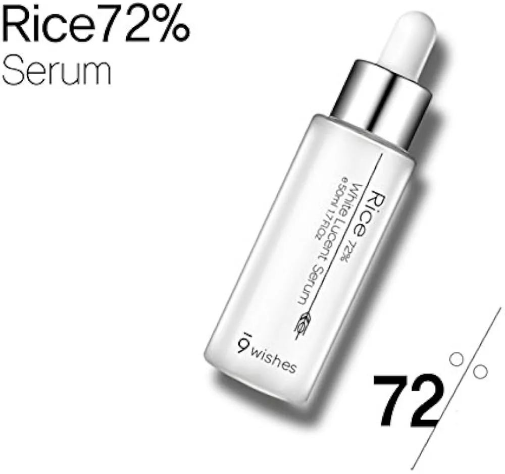 9wishes Rice 72% White Lucent Serum 50ml