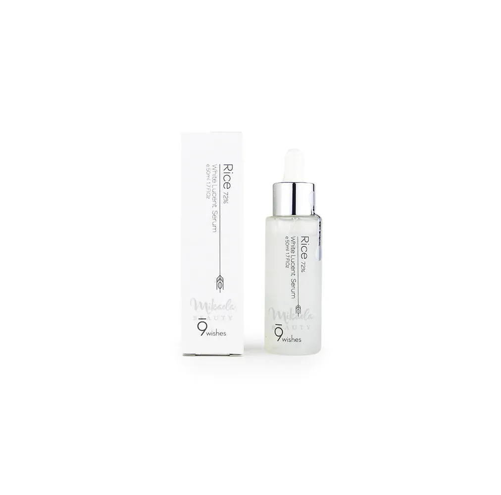 9wishes Rice 72% White Lucent Serum 50ml