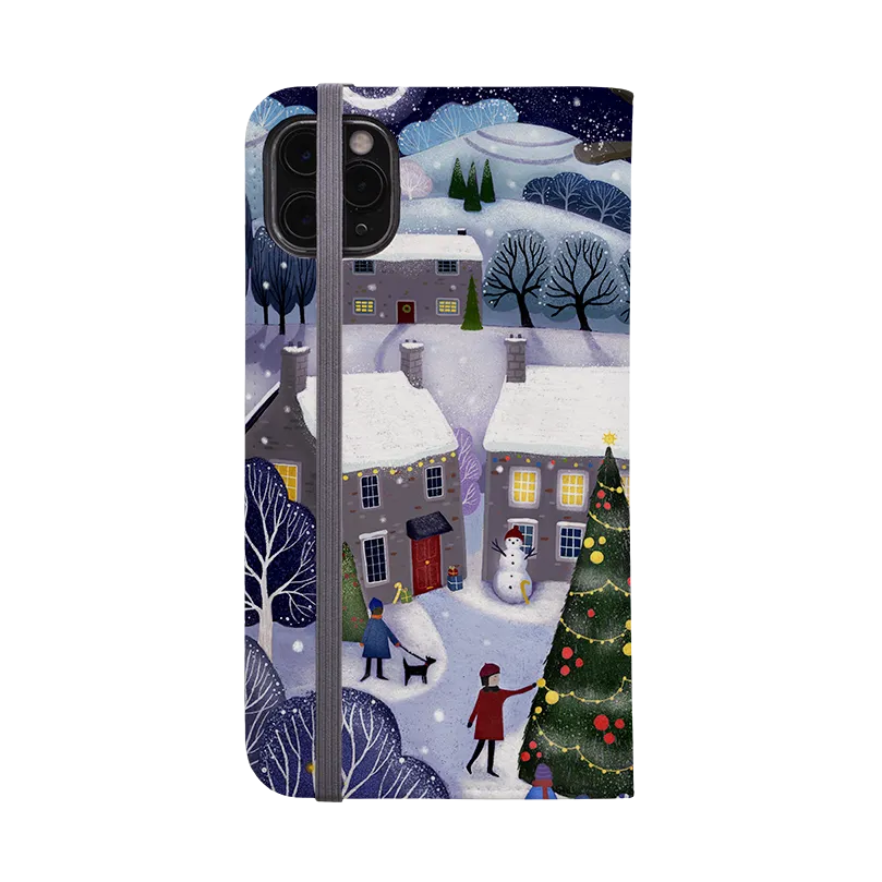 Advent Owl Wallet Case By Bex Parkin