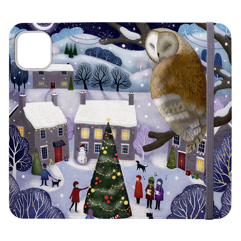 Advent Owl Wallet Case By Bex Parkin