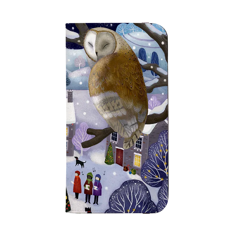 Advent Owl Wallet Case By Bex Parkin