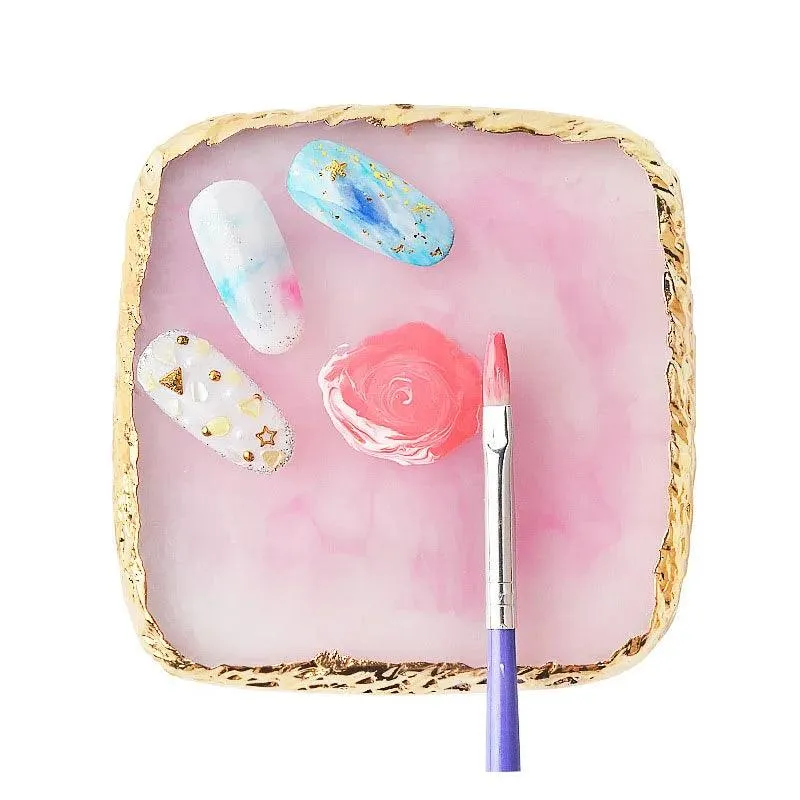Agate Stone Nail Art Palette: Create Stunning Nail Masterpieces