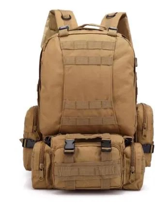 Airsoft Tactical Military Multi-Purpose Molle Outdoor Hiking Camping Travel 55L Backpack 4 Colours ATB018