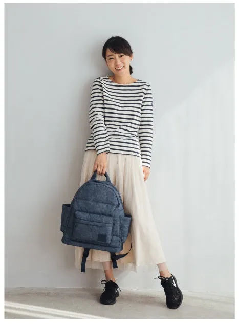 Airy Backpack Baby Diaper Bag -  Denim Blue (M)