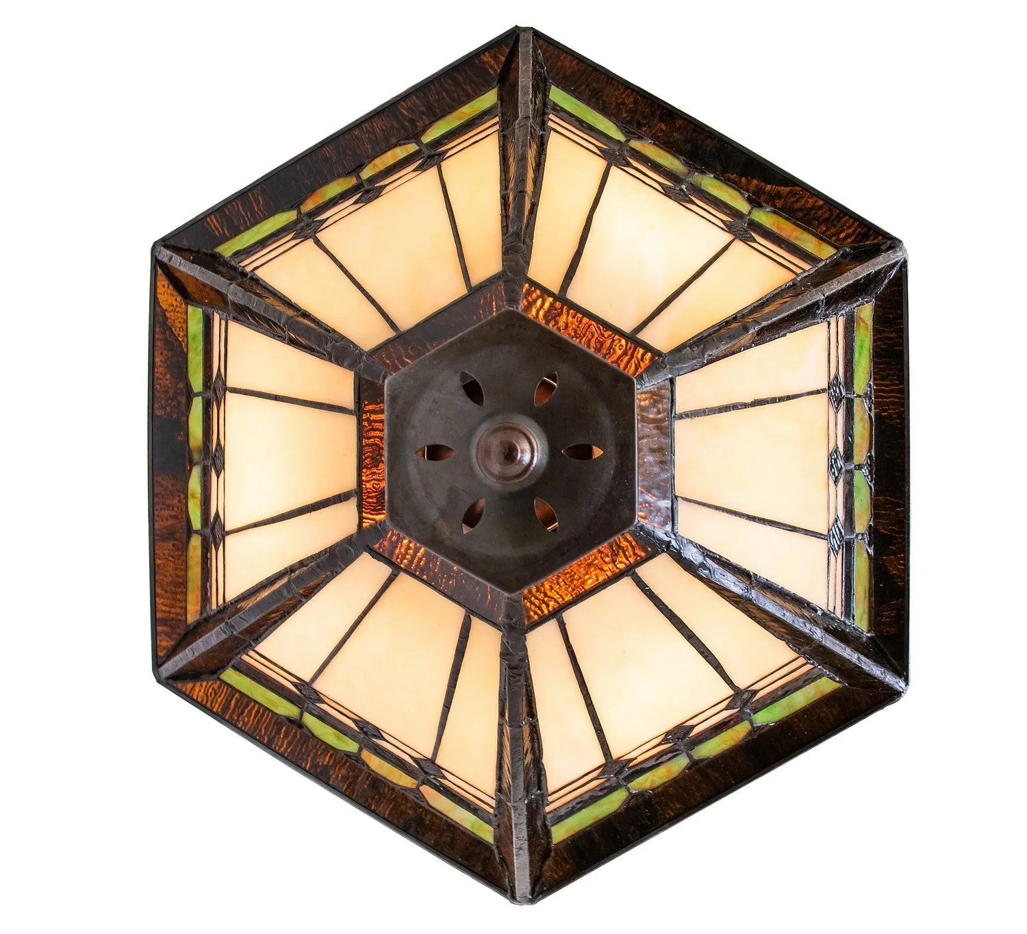Albuquerque Three Light Semi-Flushmount