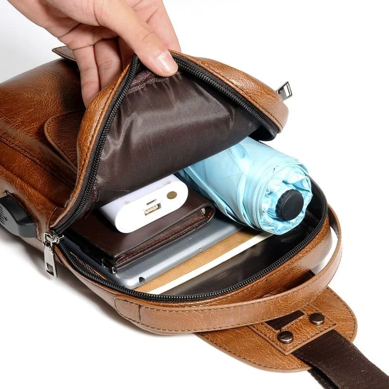 Backpack Waist Shoulder bag compatible with Ebook, Tablet and for Black Fox B8Fox (2020) - Black
