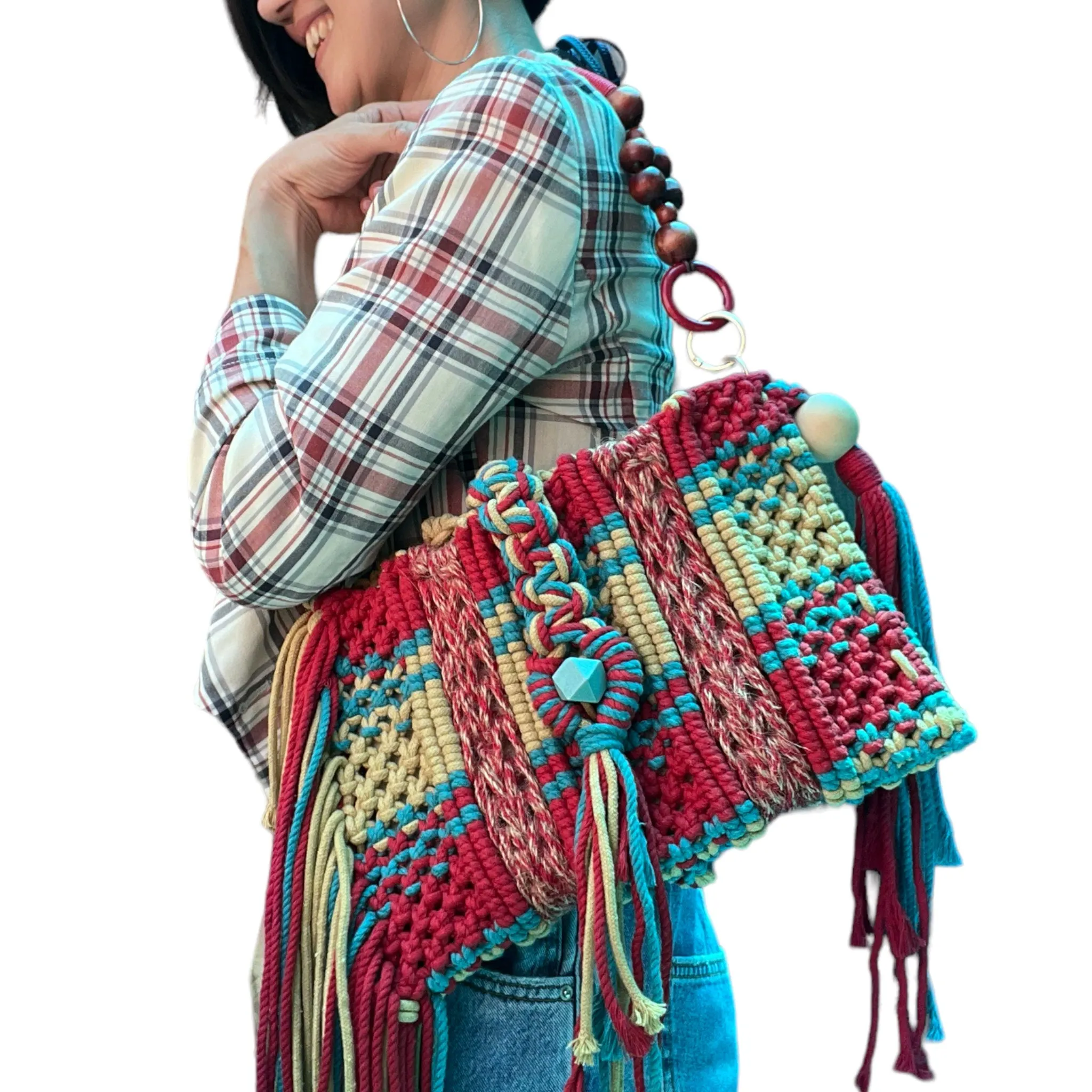 Brea Woven Clutch, Handcarry & Shoulder Bag