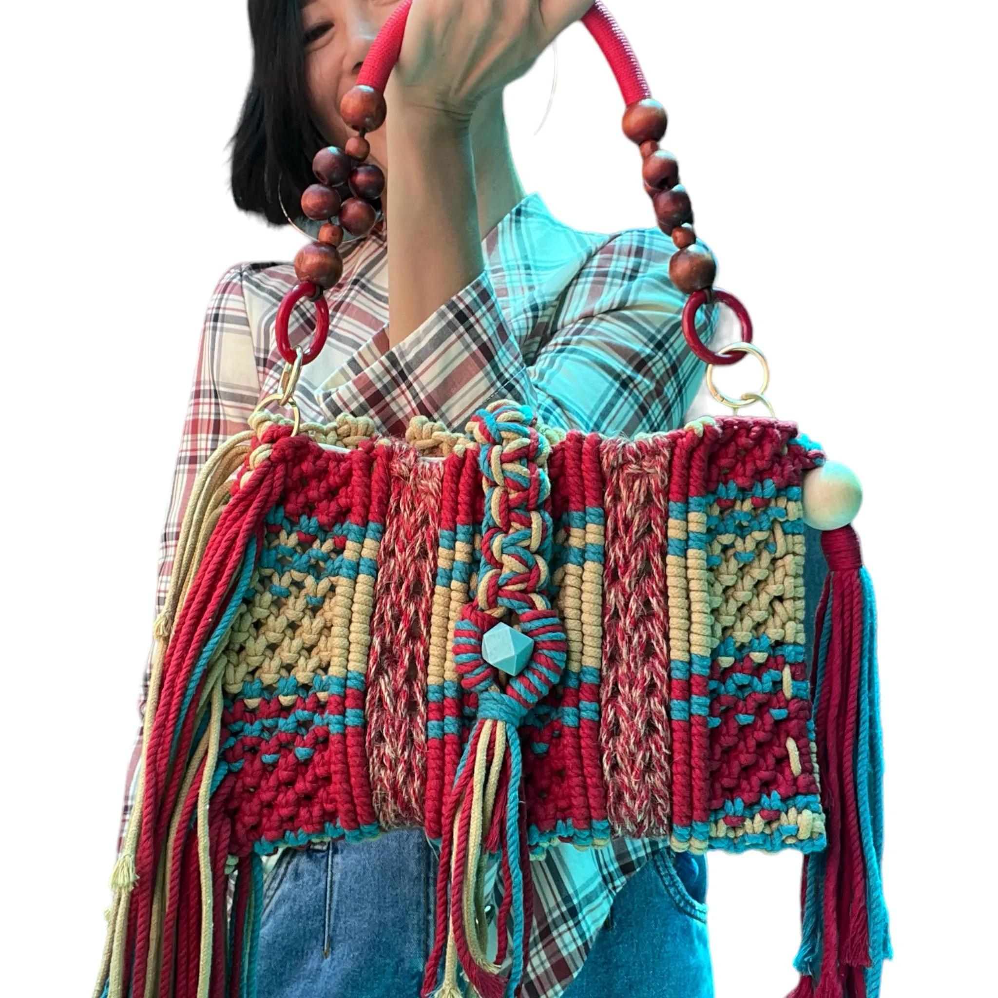 Brea Woven Clutch, Handcarry & Shoulder Bag