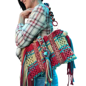 Brea Woven Clutch, Handcarry & Shoulder Bag
