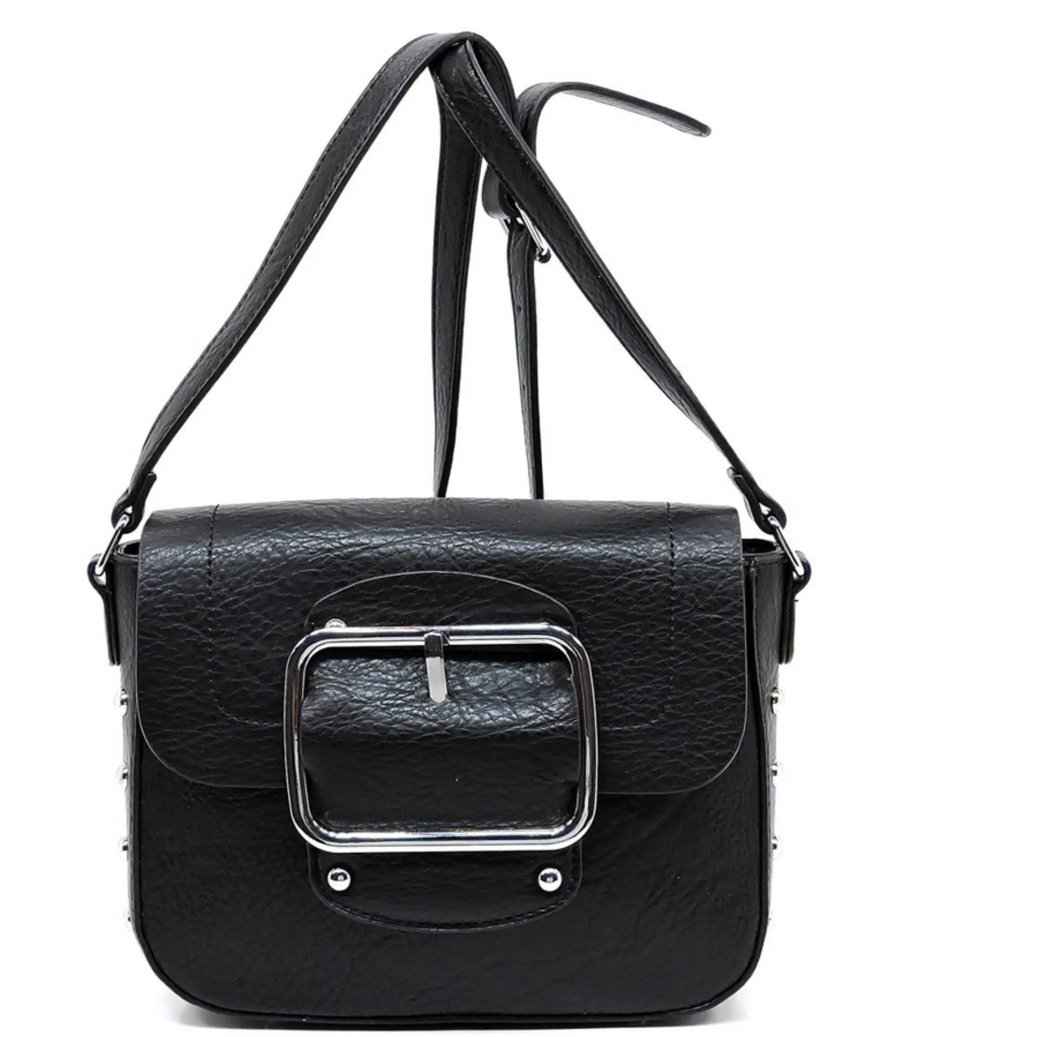 Buckled Cross Body Bag 2 Colors