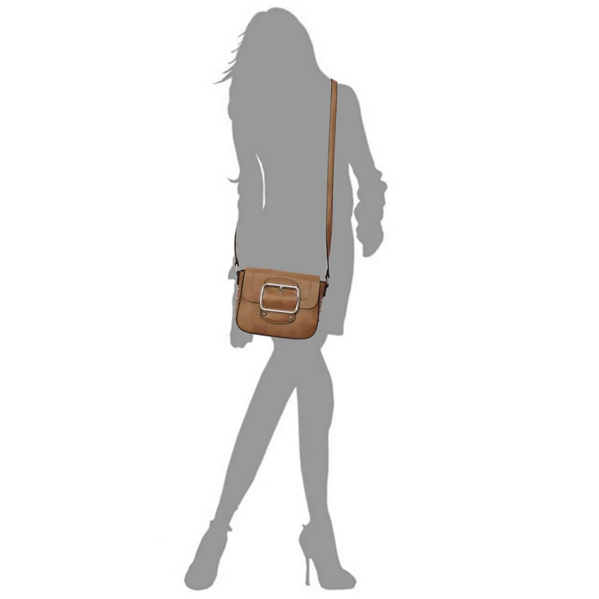 Buckled Cross Body Bag 2 Colors