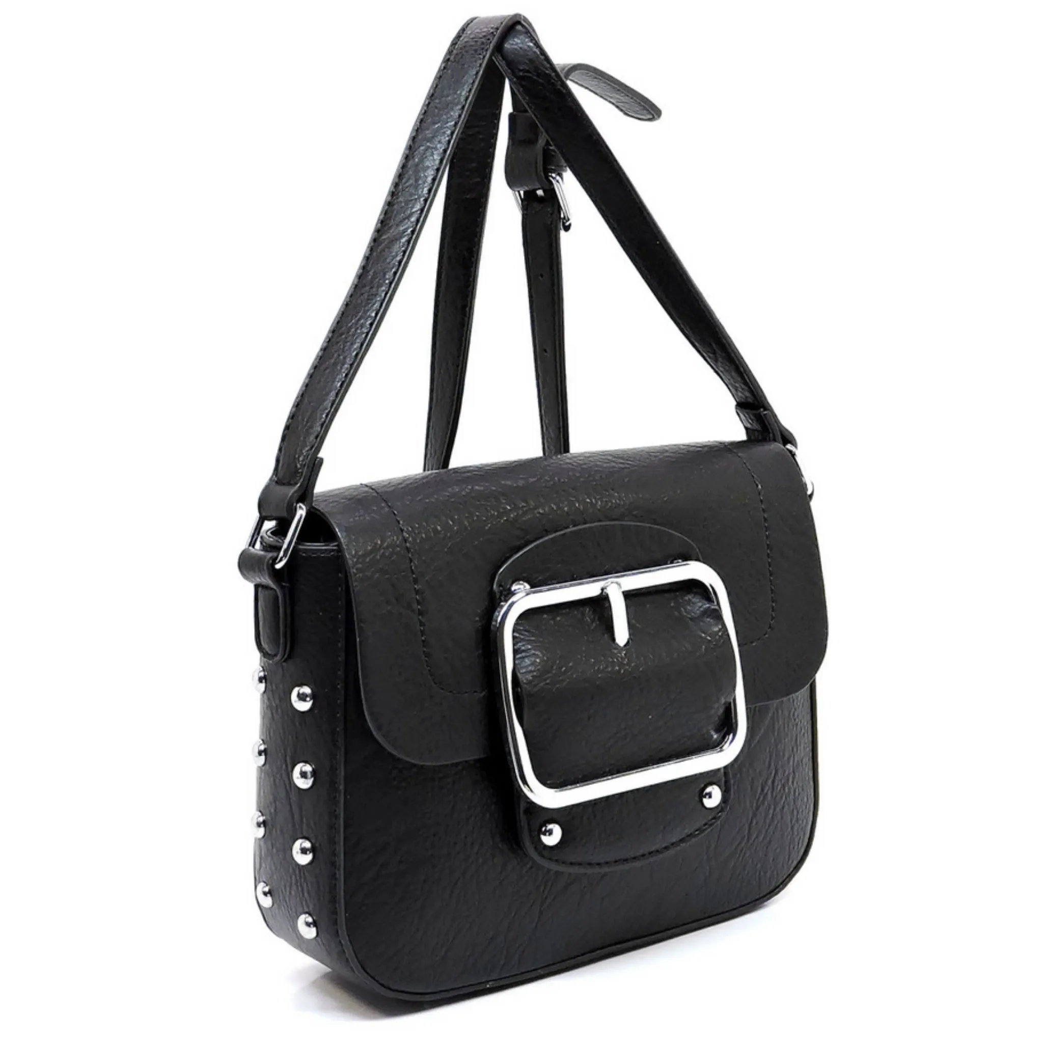 Buckled Cross Body Bag 2 Colors