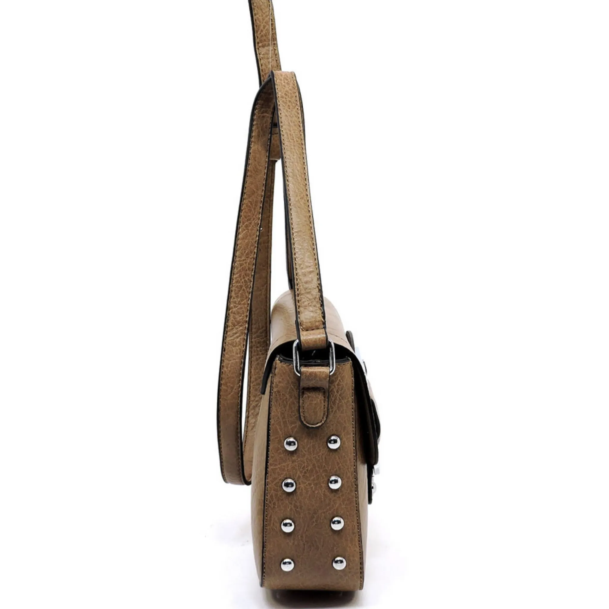 Buckled Cross Body Bag 2 Colors