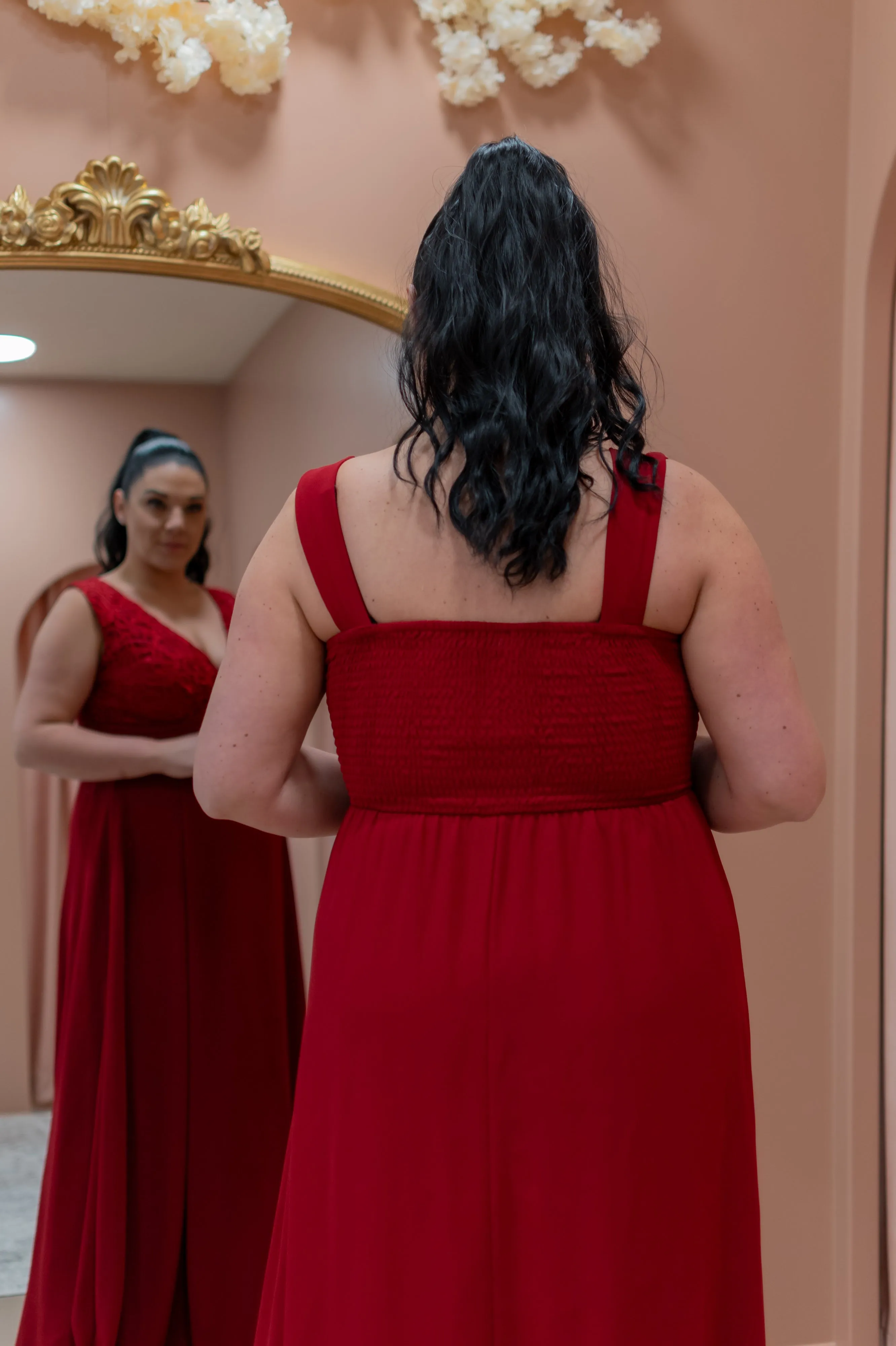Charming Dress - Cerise Red