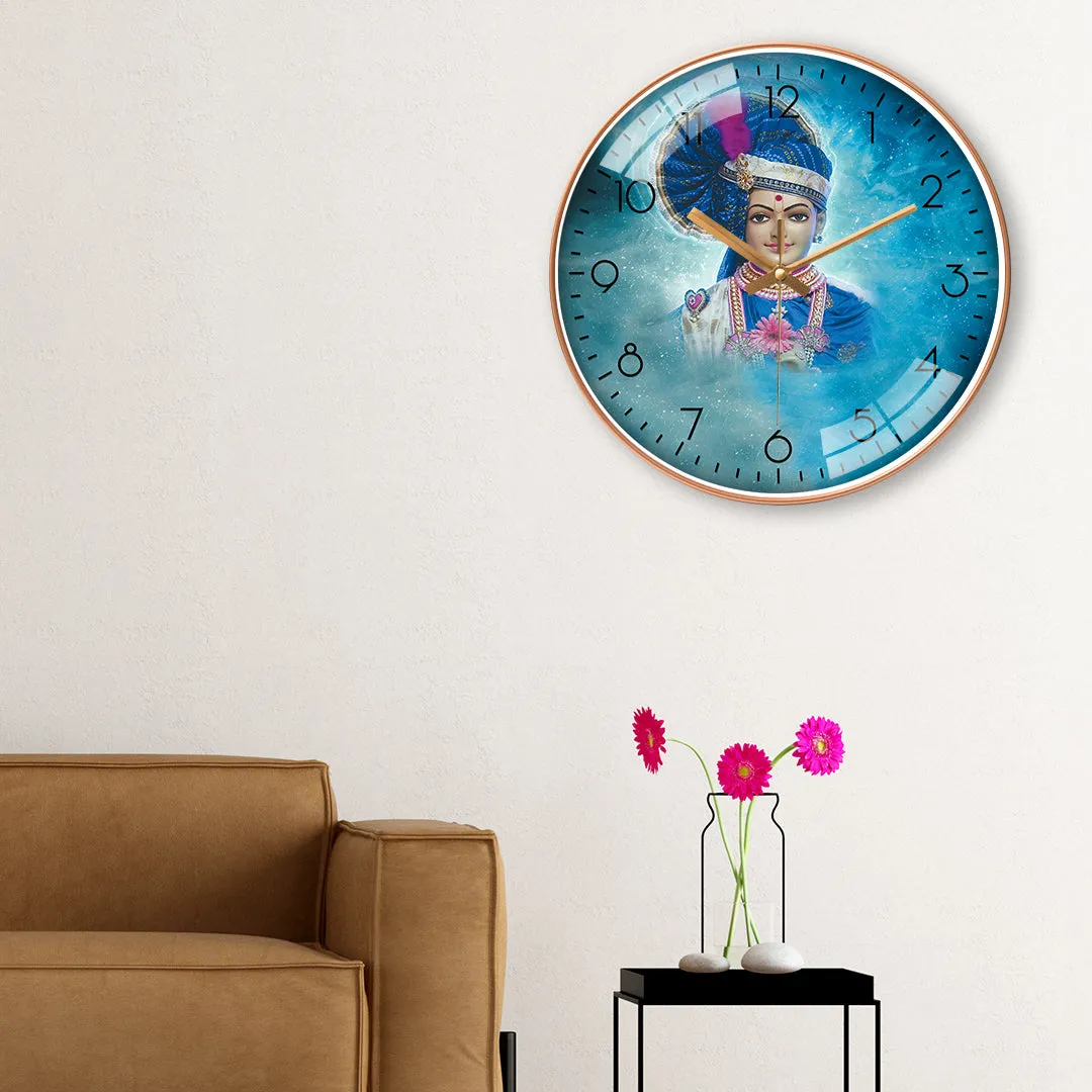 Charming swaminarayan wall clock