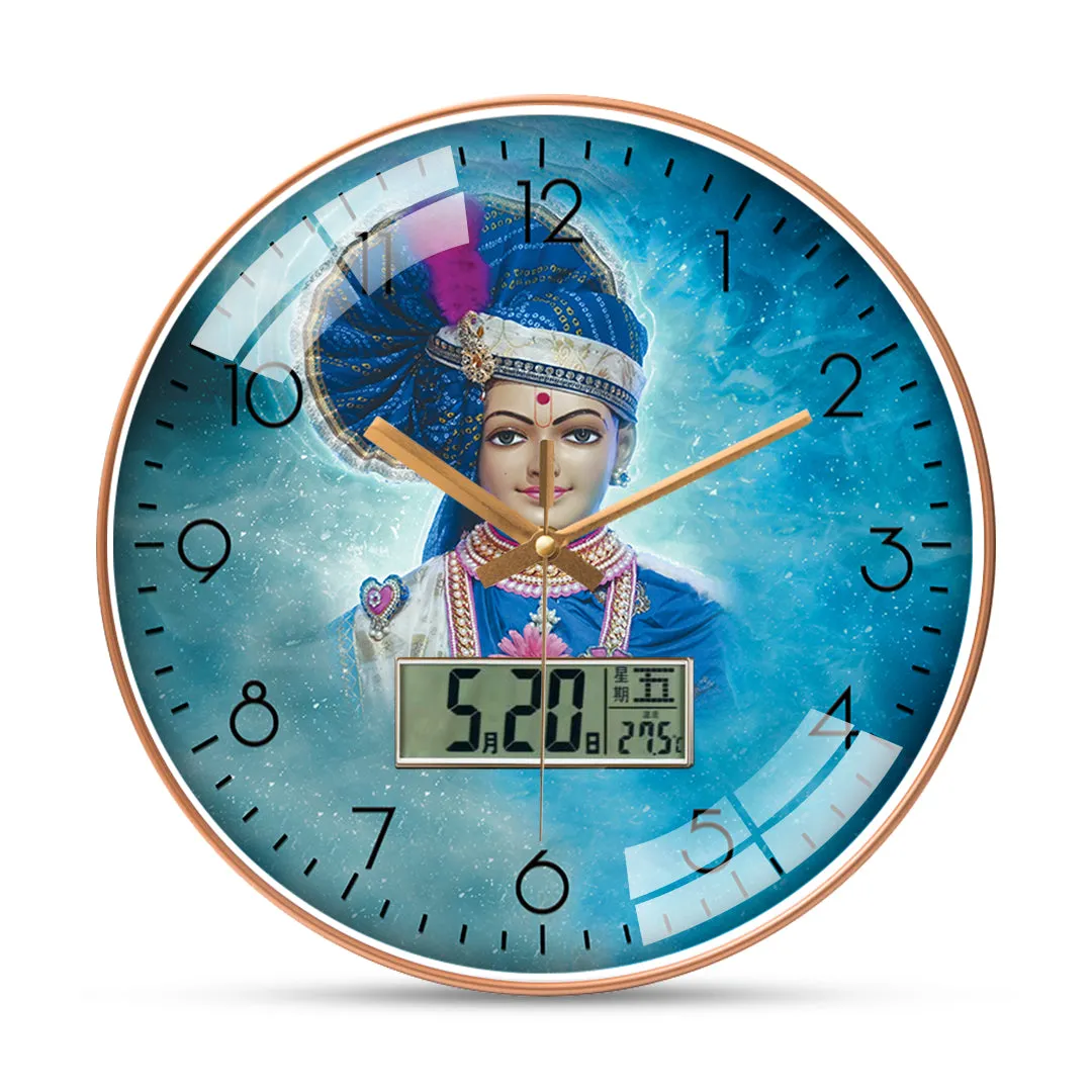Charming swaminarayan wall clock