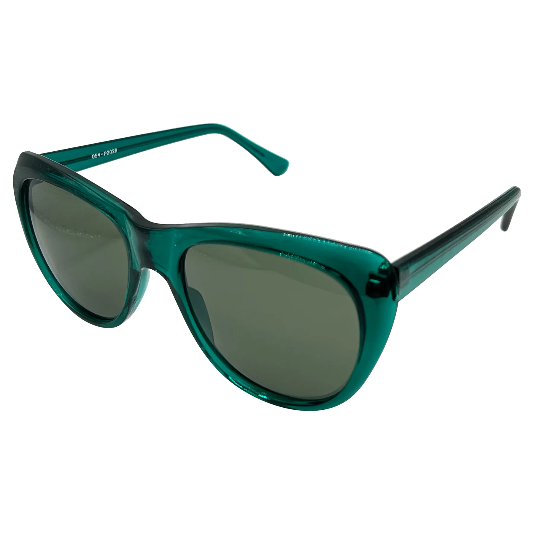 CHARMING Teal Cat-Eye Sunglasses