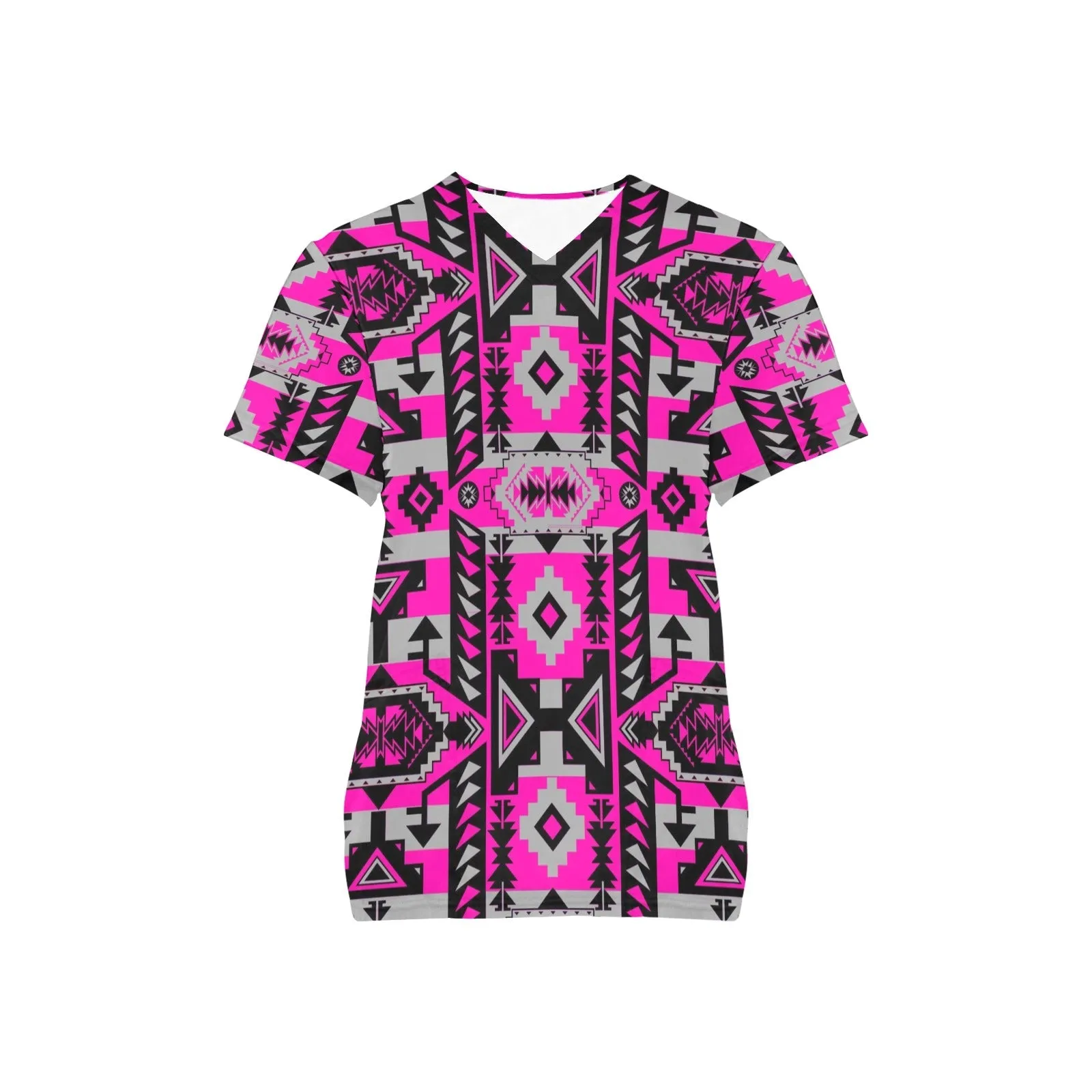 Chiefs Mountain Stunning Sunset Scrub Top
