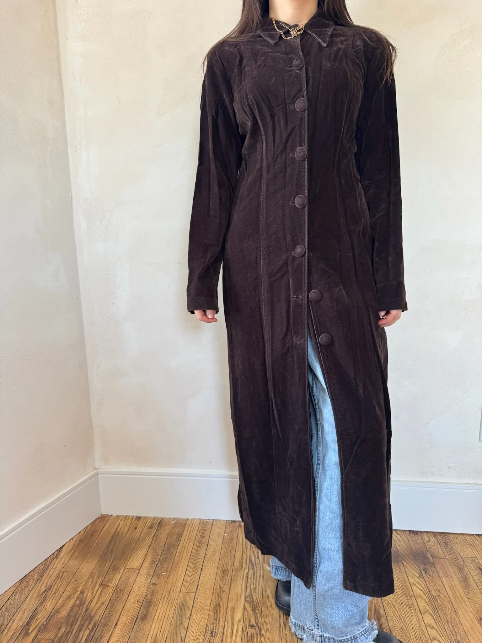 Chocolate Brown Duster