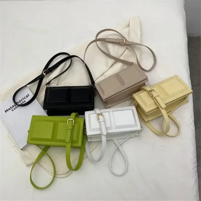 Chocolate Small Shaped Shoulder Bag