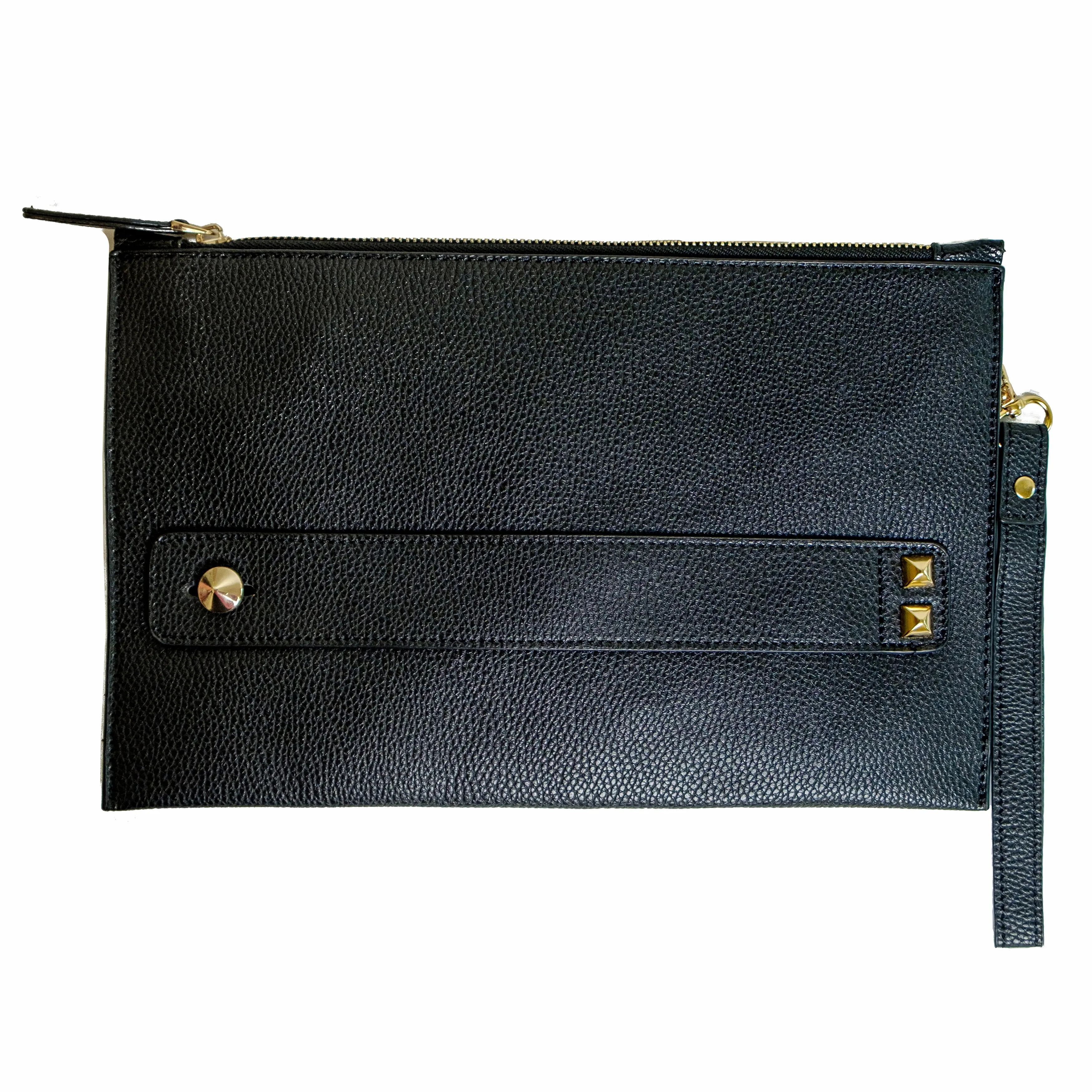Chokore Vegan Leather Envelope Clutch (Black)