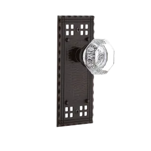 Craftsman Long Plate with Waldorf Knob in Timeless Bronze