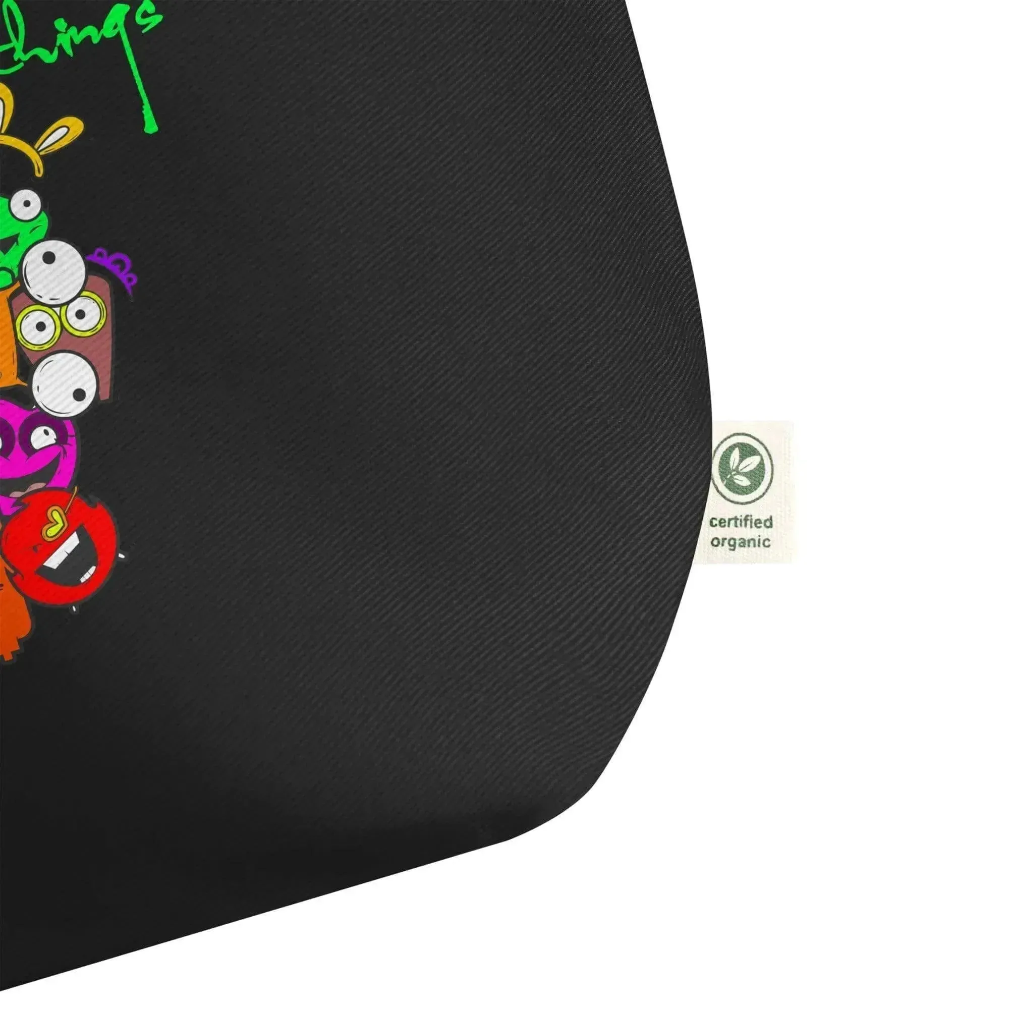 Cute Monsters Large organic tote bag
