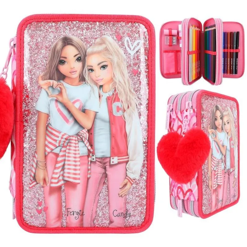 Depesche Topmodel Triple Pencil Case One Love