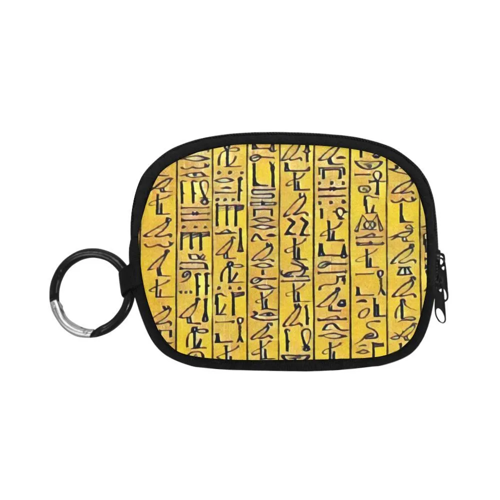 Egyptian Hieroglyphics Coin Purse