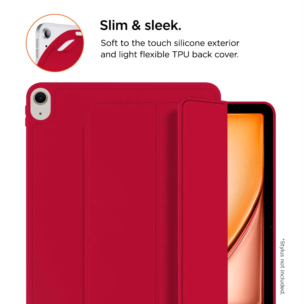 Eiger Storm 250m Stylus Case for iPad Air 11 (2024)/ Air (2022) in Red in Retail Sleeve