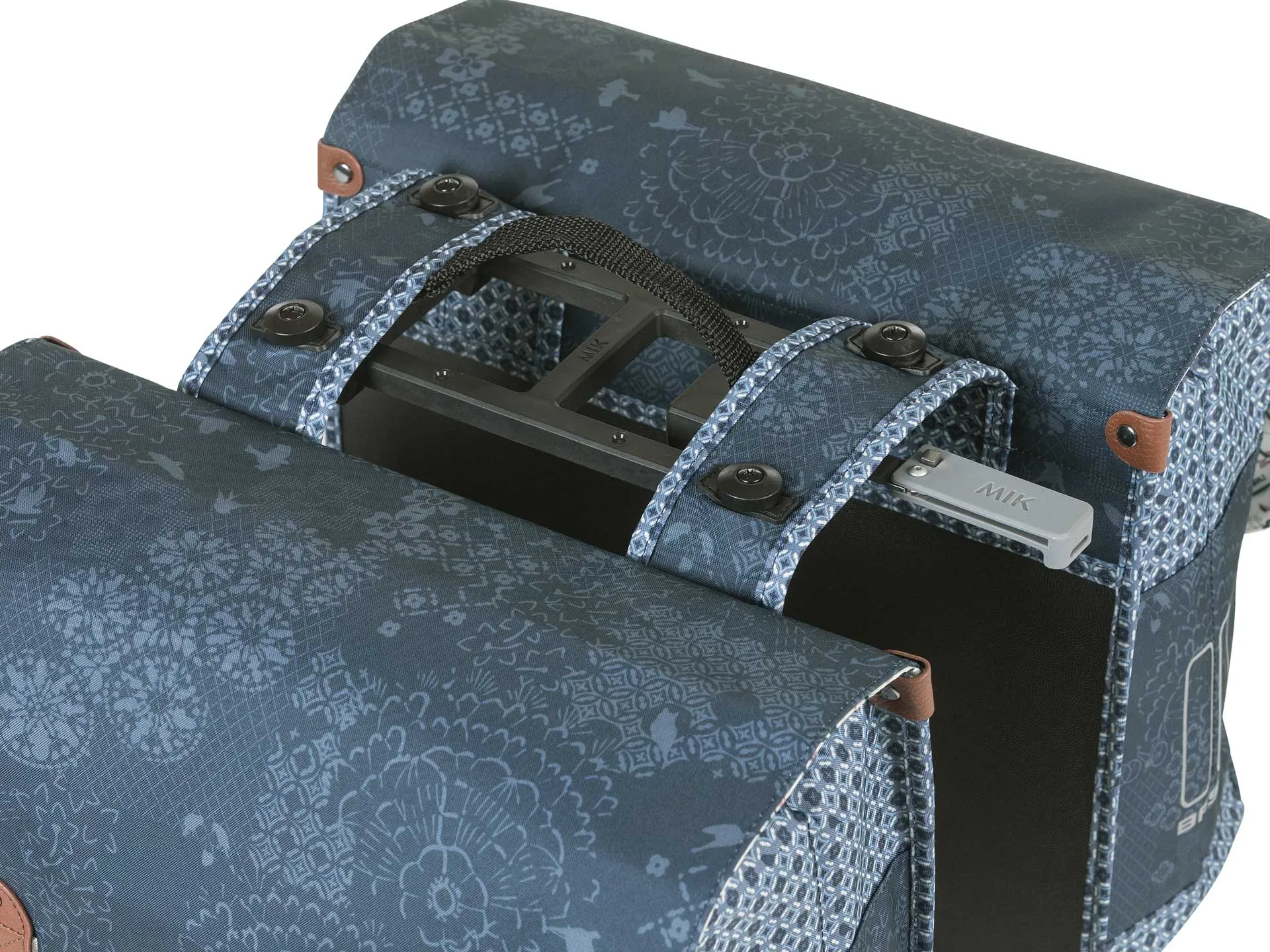 Electric Bike Basil Bohème Double Bag - 35L(MIK)- Blue