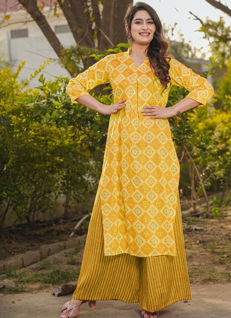 Elegant Plazzo Suit Set with Stunning Digital Print
