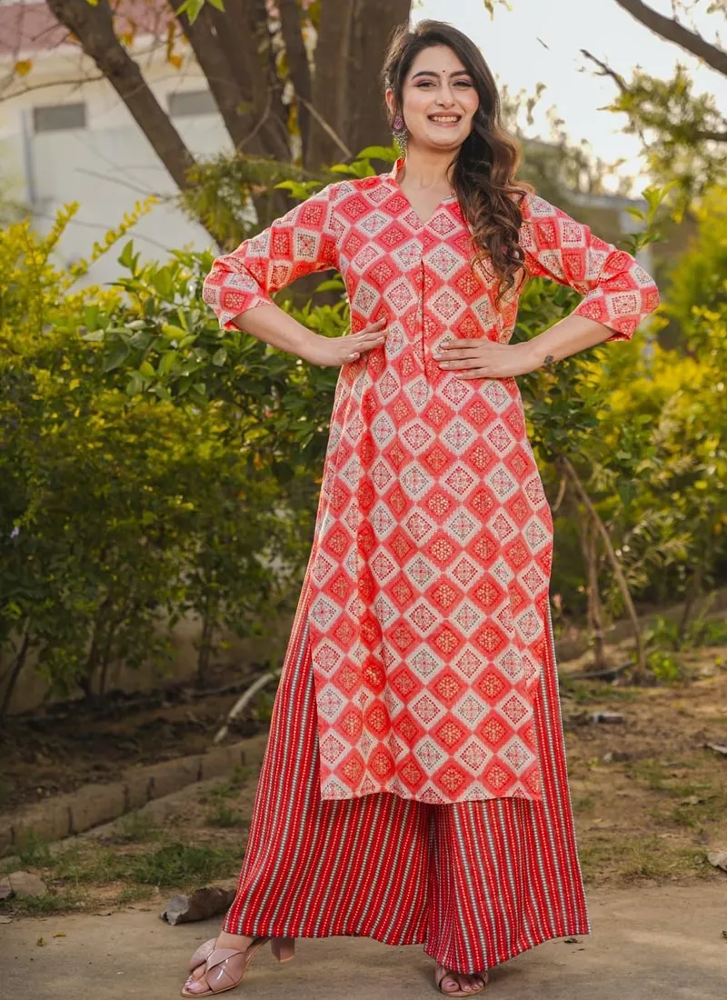Elegant Plazzo Suit Set with Stunning Digital Print