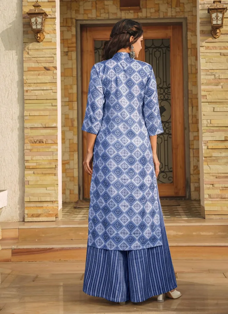 Elegant Plazzo Suit Set with Stunning Digital Print