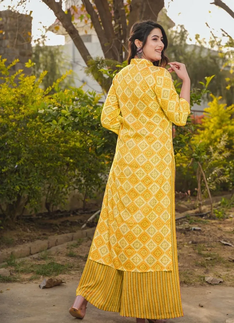 Elegant Plazzo Suit Set with Stunning Digital Print