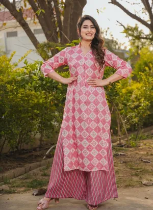 Elegant Plazzo Suit Set with Stunning Digital Print