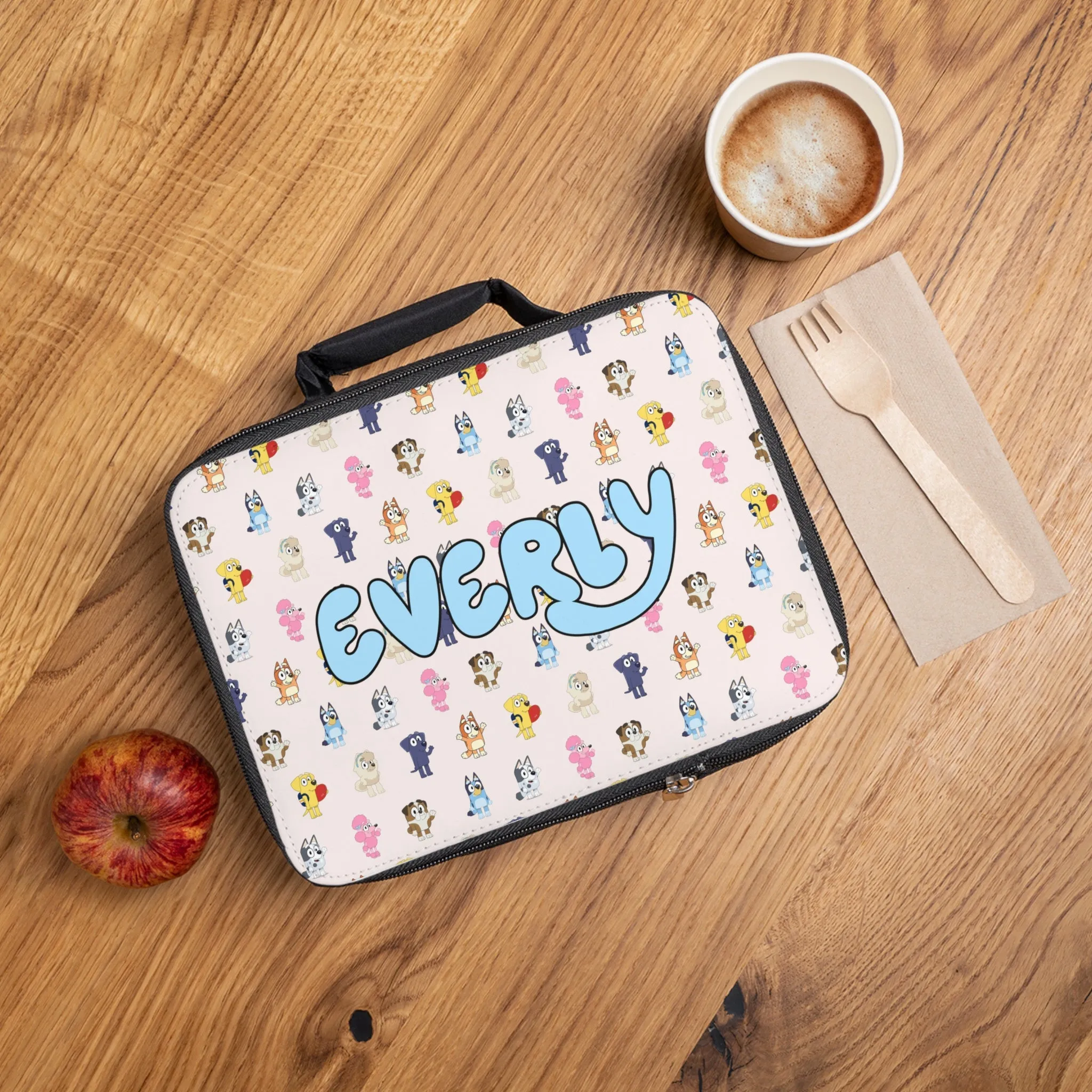 Everly Kids Lunch Bag - Cute Cartoon Animal Design - Perfect for School & Picnics