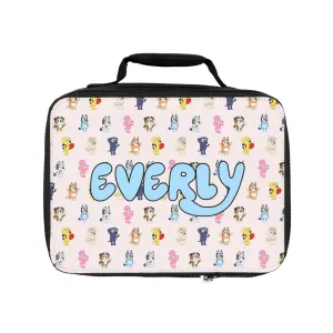 Everly Kids Lunch Bag - Cute Cartoon Animal Design - Perfect for School & Picnics