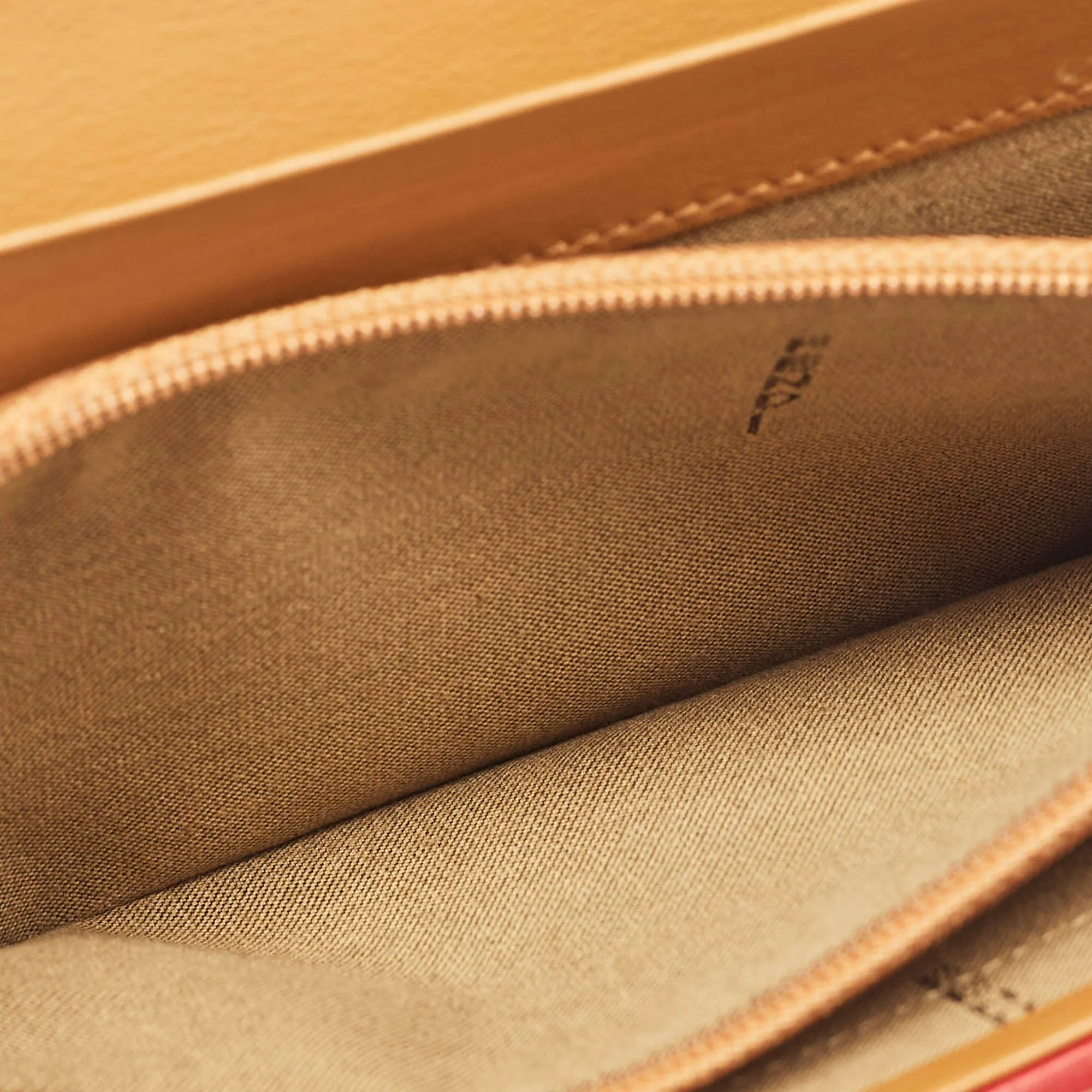 Fendi Red/brown Stripe Canvas And Leather Flap Continental Wallet