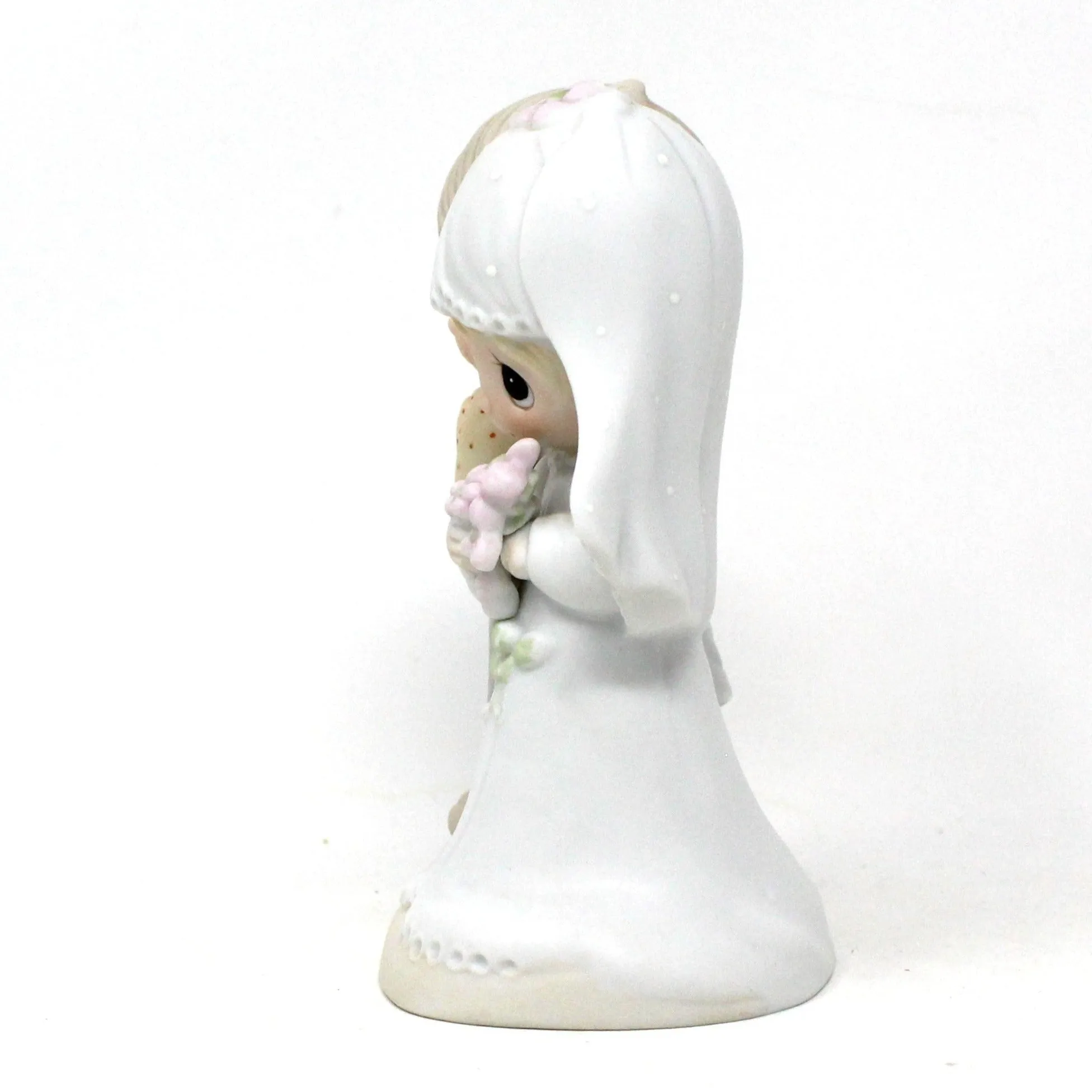 Figurine, Enesco, Precious Moments, Bride & Groom, Lord Bless You and Keep You, Vintage 1979