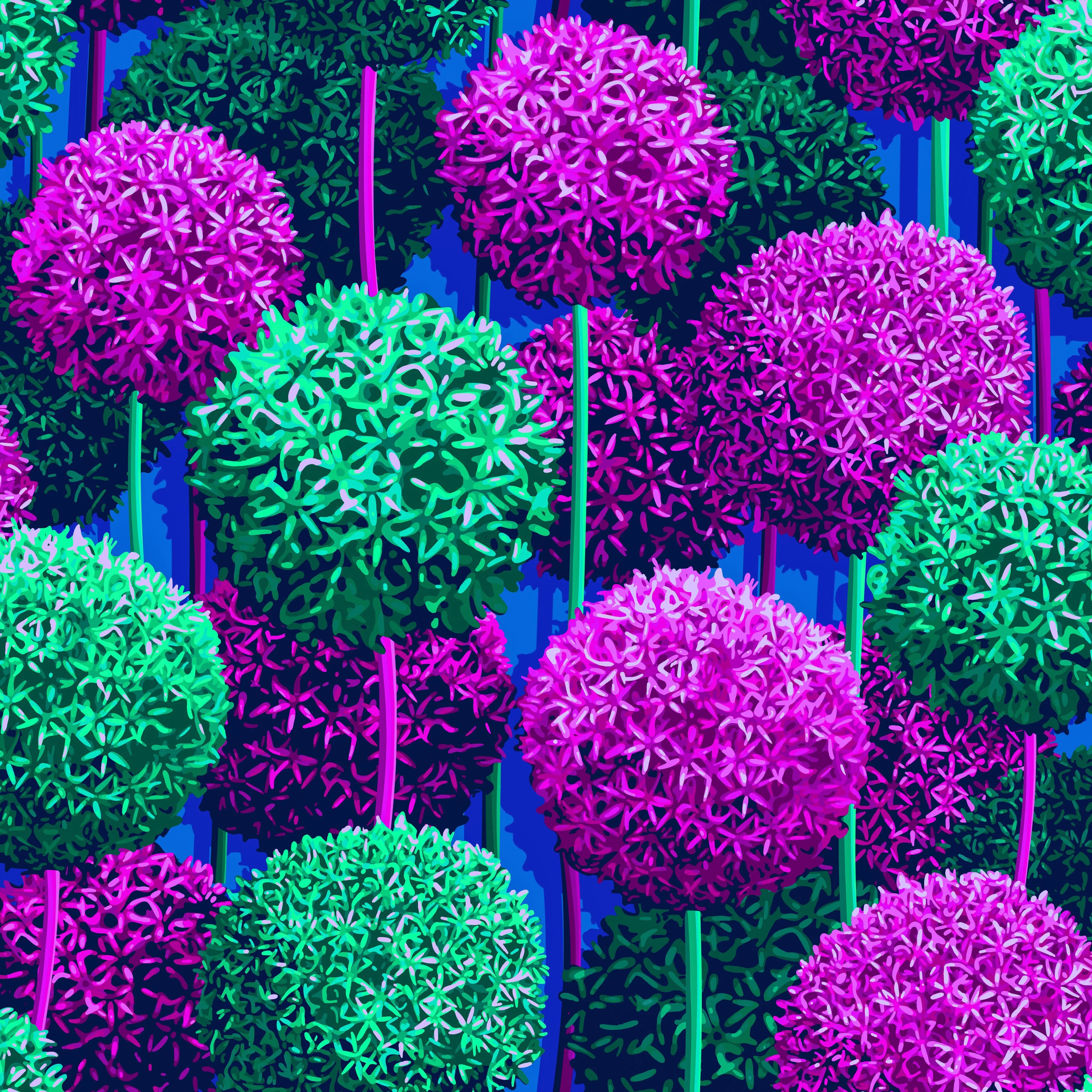 Florescence - Allium Alcove Sweet Pea by Sam Wilde for Free Spirit